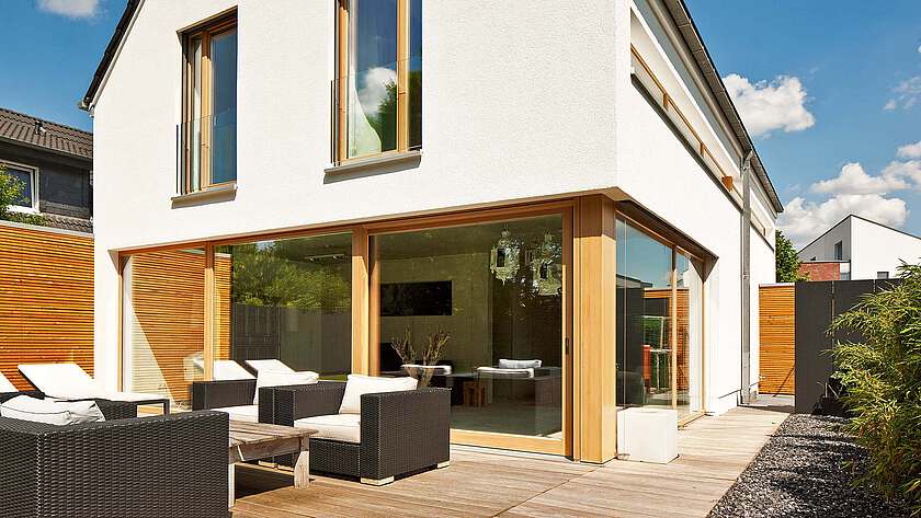 Terrasse von Haus Immel