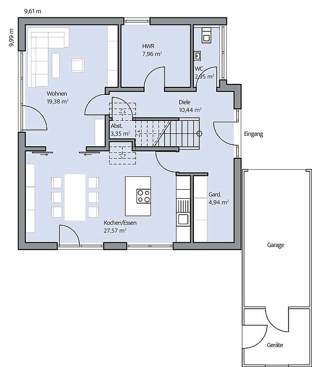 Grundriss Erdgeschoss