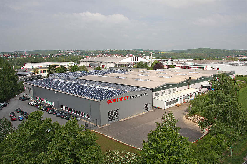 Hallenneubau Sinsheim Gebhard Solaranlage