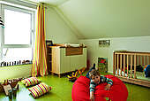 Haus Thiel Innenansicht Kinderzimmer 